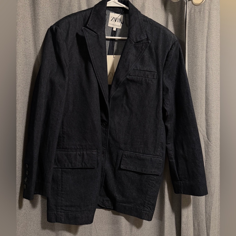 Zara Denim Blazer